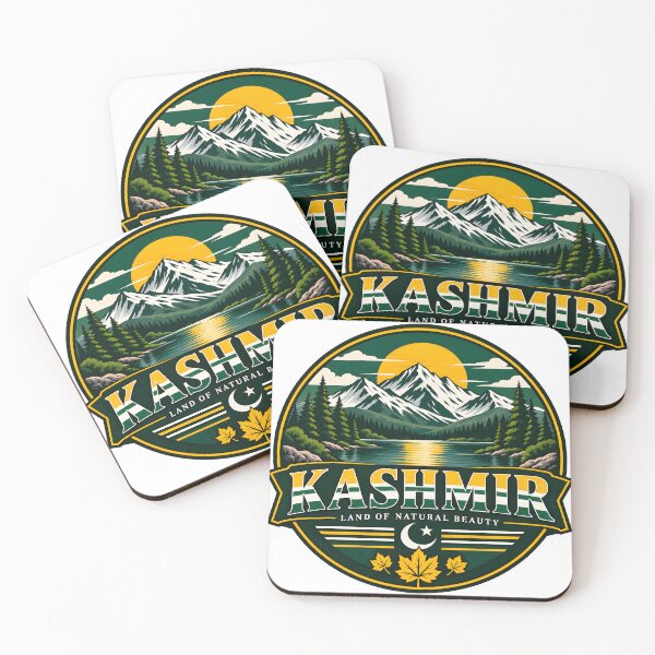 Item preview, Kashmir Mountain Lake Vintage Nature Emblem designed and sold by MR-HOOBY.
