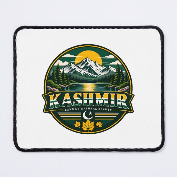 Item preview, Kashmir Mountain Lake Vintage Nature Emblem designed and sold by MR-HOOBY.