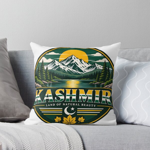 Item preview, Kashmir Mountain Lake Vintage Nature Emblem designed and sold by MR-HOOBY.