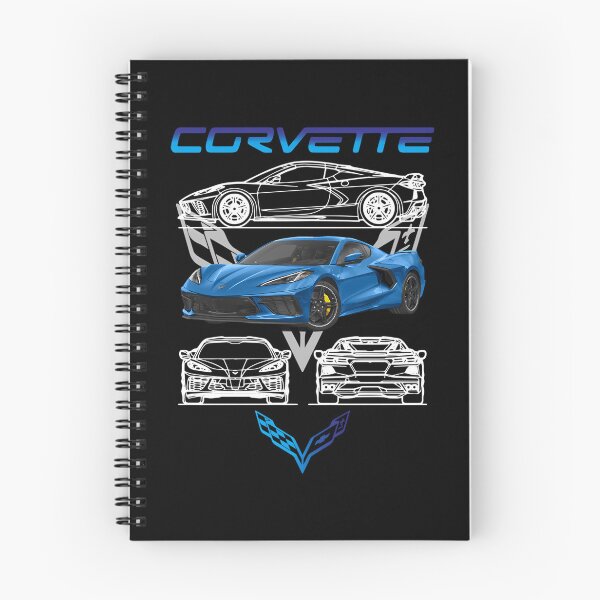 Item preview, Corvette C8 Blue Chevrolet Car designed and sold by pik-niki.