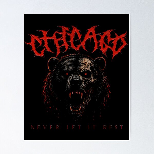 Item preview, Chicago Bears Never Let It Rest designed and sold by TinaQuentin.