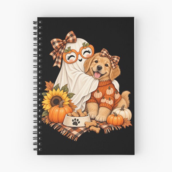 Item preview, Cute Halloween Ghost Puppy Pumpkin Harvest Fall Dog Lover designed and sold by ArcaneArtistry.
