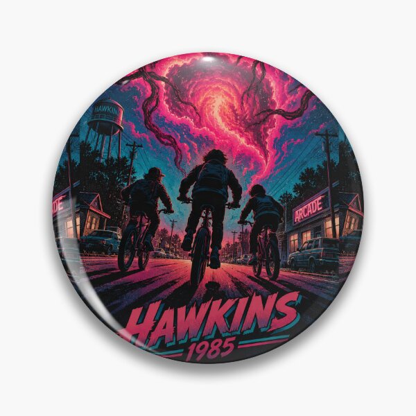 Item preview, Hawkins 1985 Retro Cartoon Portal Adventure T-Shirt designed and sold by Fanverse Merchandise.