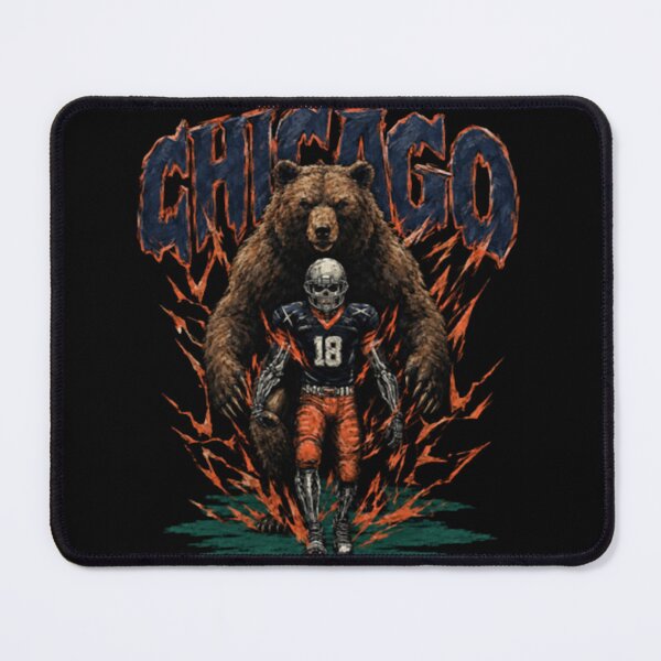Item preview, Chicago Football Skeleton Graphic Vintage Bears designed and sold by TinaQuentin.
