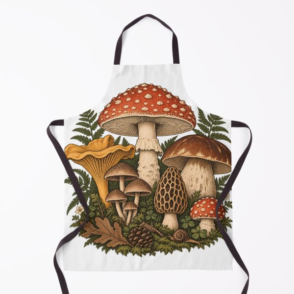 Item preview, Vintage Woodland Mushroom Field Guide designed and sold by Thai Vibe Studio.