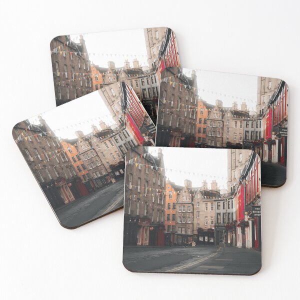 Item preview, Quiet Morning on an Edinburgh Street designed and sold by wildframe-color.
