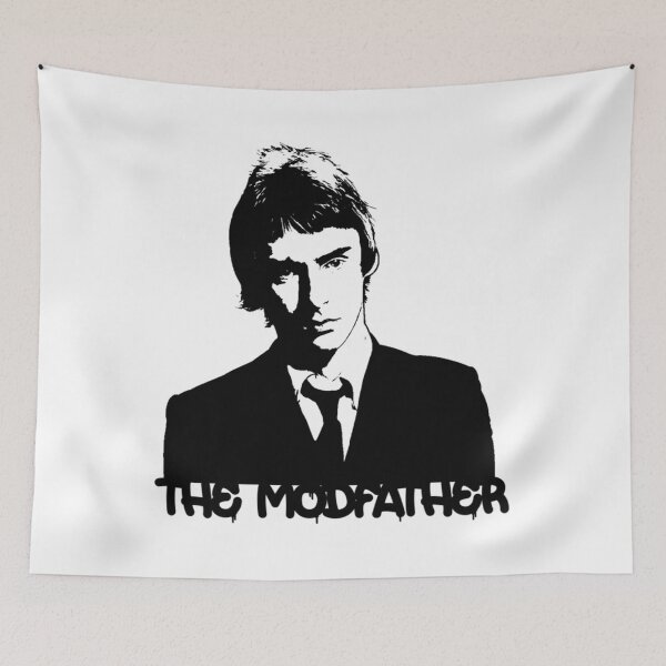 Item preview, Paul Weller - The Modfather - Black Stencil designed and sold by Minimalistellar.