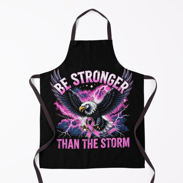 Item preview, Be Stronger Than The Storm Pink Ribbon Eagle Cancer Awareness Design designed and sold by ZaDonShop.