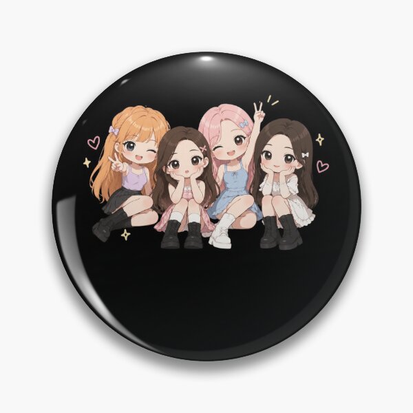 Artikelvorschau, Blackpink Chibi-Mädchen entworfen und verkauft von delila8a8e.
