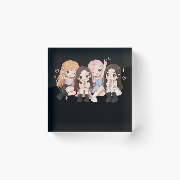 Item preview, Blackpink Chibi Girls designed and sold by delila8a8e.