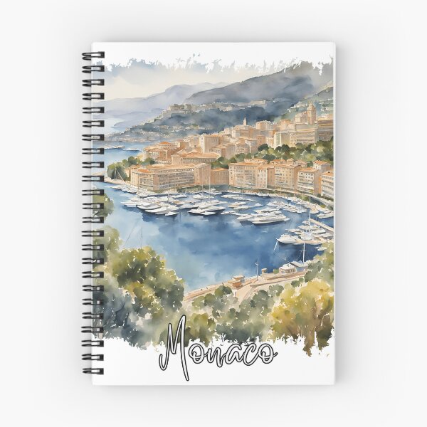 Item preview, Watercolor of Monaco, Monaco souvenir designed and sold by Dressyourflag.
