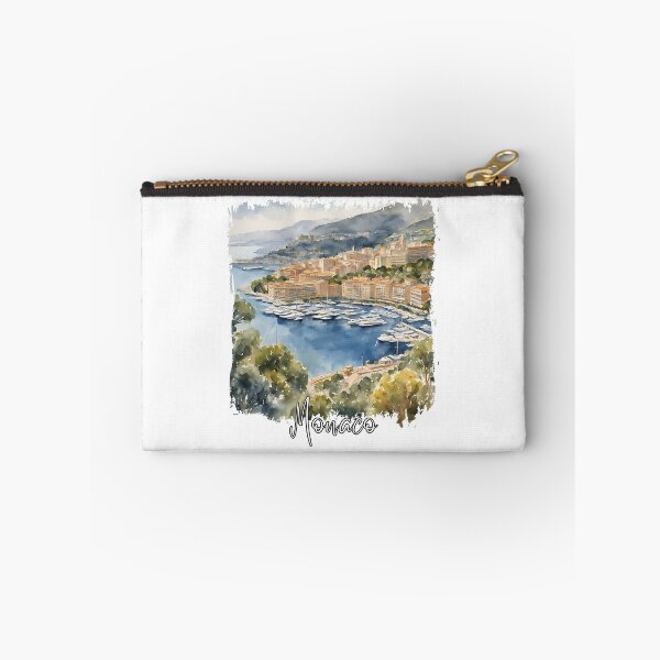 Aperçu de l'œuvre Aquarelle de Monaco, souvenir de Monaco créée et vendue par Dressyourflag.