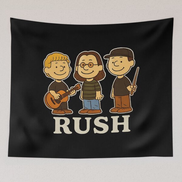Item preview,  Rush X Peanuts - Geddy Lee Lifeson-Peart Rush Tour 2026 designed and sold by trendy125.