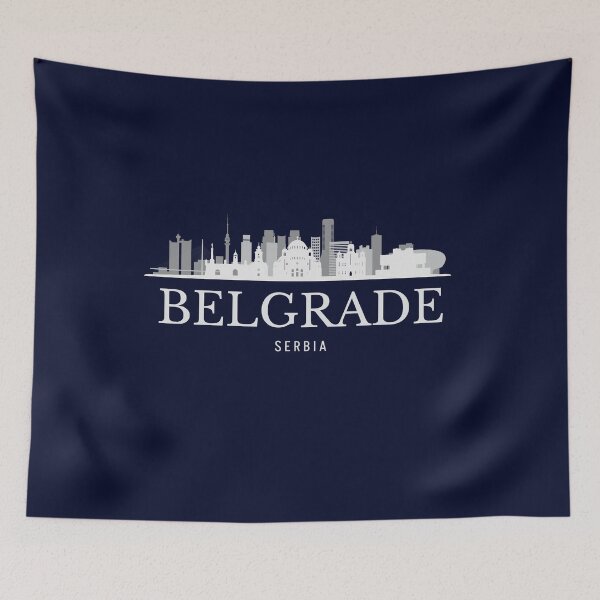 Item preview, Belgrade skyline, Belgrade Serbia designed and sold by Dressyourflag.