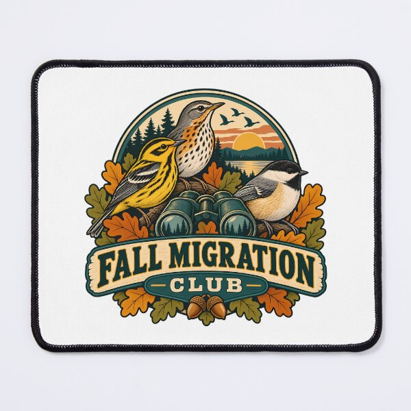 Item preview, Retro Fall Migration Birding Club designed and sold by Thai Vibe Studio.