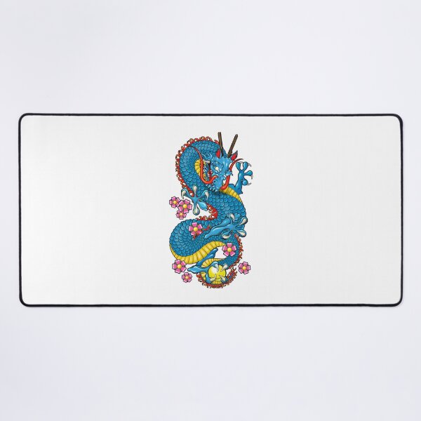 Item preview, Blue Dragon Tattoo Design Inspired by Traditional Tattoo Art designed and sold by laxxers.
