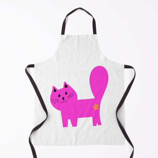 Item preview, Cute Pink Cat with Star – Adorable Feline Cartoon Design for Cat Lovers designed and sold by Ikochane.