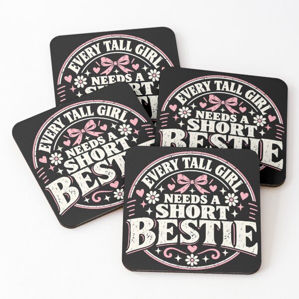 Item preview, Every Tall Girl Needs a Short Bestie Funny Best Friend Gift designed and sold by THREE LITTLE BEANS.