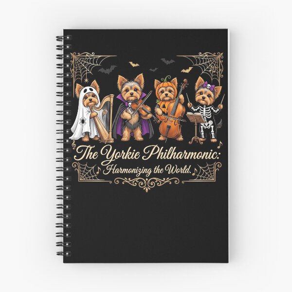 Item preview, Yorkie Philharmonic Halloween Orchestra Cute Musical Dog Lover Design designed and sold by ArcaneArtistry.