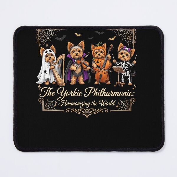 Item preview, Yorkie Philharmonic Halloween Orchestra Cute Musical Dog Lover Design designed and sold by ArcaneArtistry.