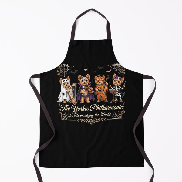 Item preview, Yorkie Philharmonic Halloween Orchestra Cute Musical Dog Lover Design designed and sold by ArcaneArtistry.