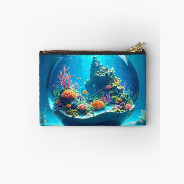 Item preview, Underwater Castle in a Glass Sphere designed and sold by OksArtStudio.