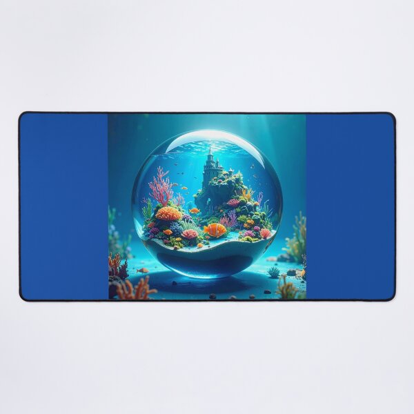 Item preview, Underwater Castle in a Glass Sphere designed and sold by OksArtStudio.
