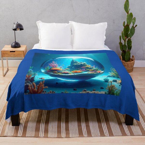 Item preview, Underwater Castle in a Glass Sphere designed and sold by OksArtStudio.