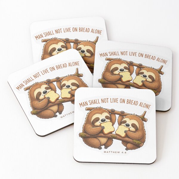 Item preview, Matthew 4:4 Man Shall Not Live On Bread Alone designed and sold by plushism.
