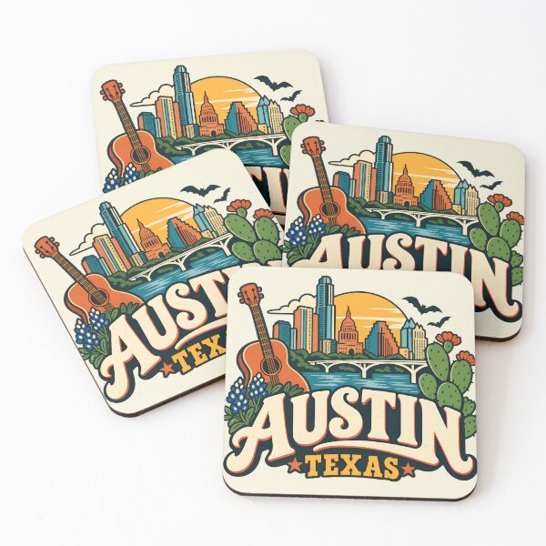 Item preview, Vintage Austin Texas Skyline Guitar designed and sold by Imaginationbeyond.