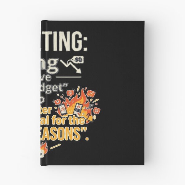 Item preview, Marketing: Turning 'we have no budget' into 'we went viral for the wrong reasons'. designed and sold by jrzvibe.
