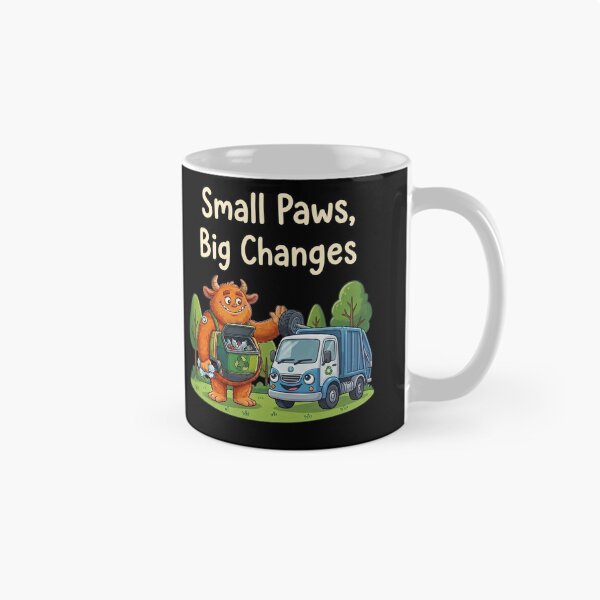 Item preview, Small Paws Big Changes Garbage Man designed and sold by BeaBuzz.
