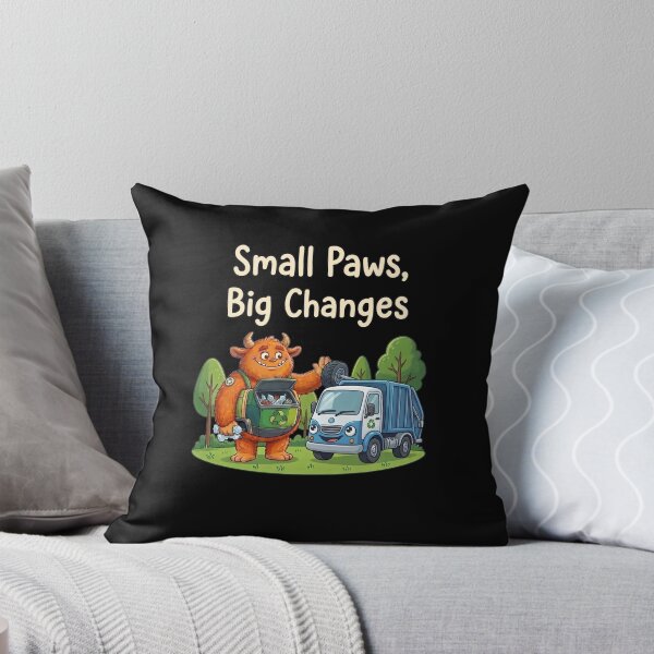 Item preview, Small Paws Big Changes Garbage Man designed and sold by BeaBuzz.