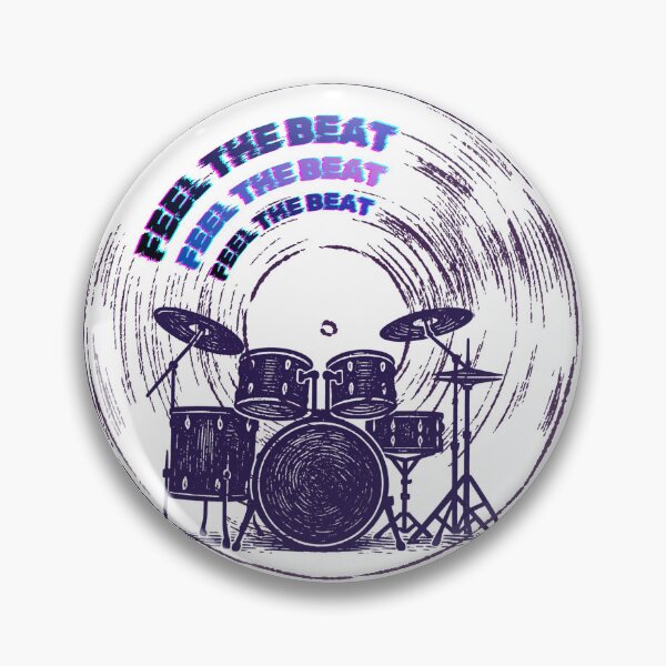 Item preview, Vinyl Record Drum Kit Art designed and sold by itshalimeera.