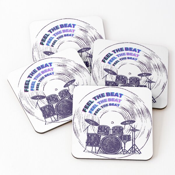 Item preview, Vinyl Record Drum Kit Art designed and sold by itshalimeera.