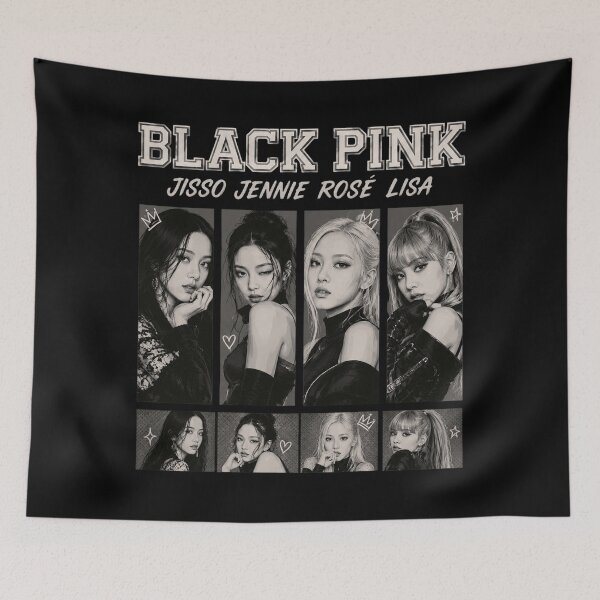 Item preview, Black Pink Member Collage designed and sold by delila8a8e.