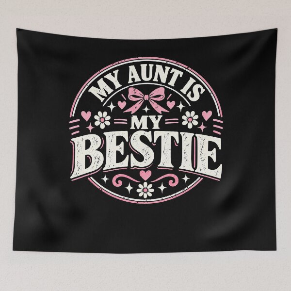 Item preview, My Aunt Is My Bestie Cute Aunt Niece Friendship Gift designed and sold by THREE LITTLE BEANS.