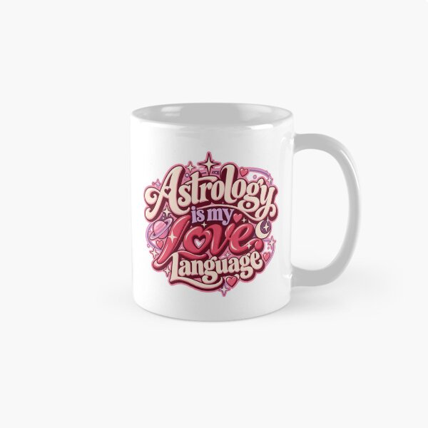 Item preview, Astrology Is My Love Language – Romantic Celestial Art designed and sold by MetaModel Editions.