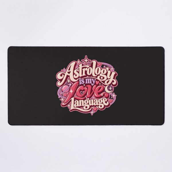 Item preview, Astrology Is My Love Language – Romantic Celestial Art designed and sold by MetaModel Editions.