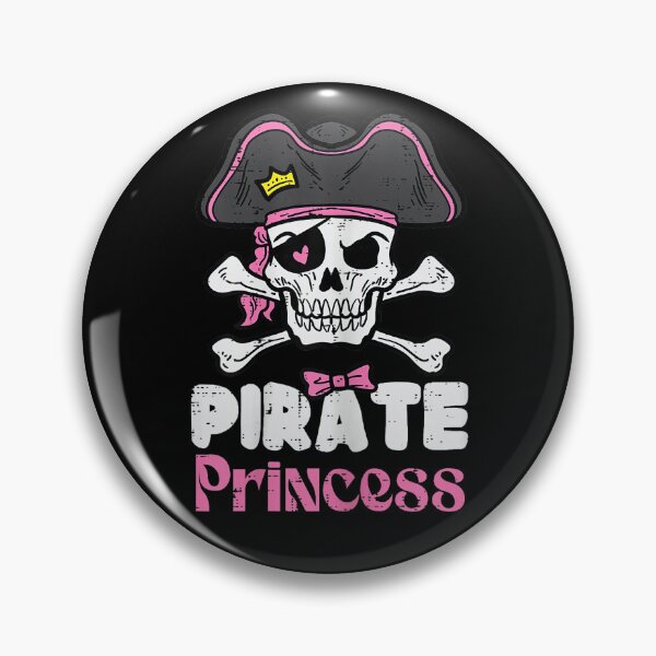 Item preview, Pirate Princess Cute Girls Halloween Skull Bones Shirt designed and sold by Phirivey.