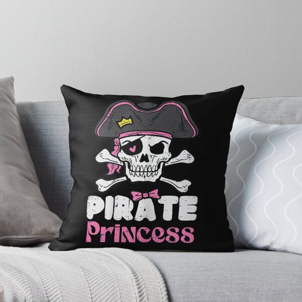 Item preview, Pirate Princess Cute Girls Halloween Skull Bones Shirt designed and sold by Phirivey.