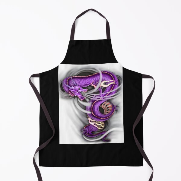 Item preview, Mystical Purple Dragon Tattoo Design with Intricate Details and Bold Colors designed and sold by laxxers.