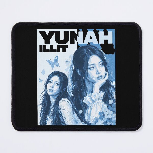 Item preview, YUNAH ILLIT Blue Portrait designed and sold by Dawn032Wendy.