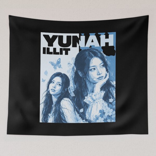 Item preview, YUNAH ILLIT Blue Portrait designed and sold by Dawn032Wendy.
