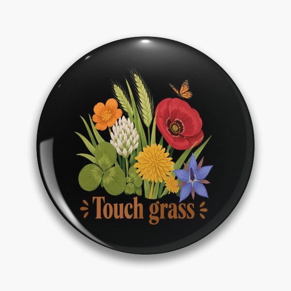 Item preview, Touch Grass Wildflowers designed and sold by delila8a8e.