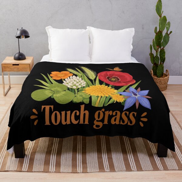 Item preview, Touch Grass Wildflowers designed and sold by delila8a8e.
