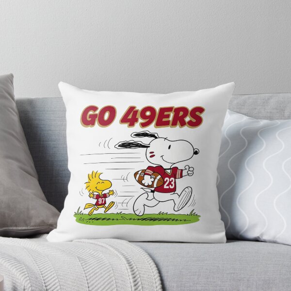 Item preview, Snoopy & Woodstock San Francisco 49ers Football Retro F356 designed and sold by GLUVY-THEME.