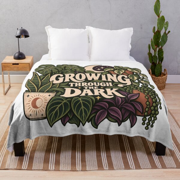 Item preview, Growing Through the Dark Plants designed and sold by Thai Vibe Studio.