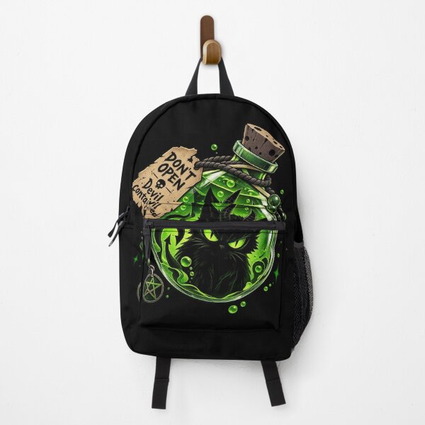 Item preview, Parody Bottled Devil - Evil cute Black Cat - Aesthetic Design designed and sold by Just4Sinners.