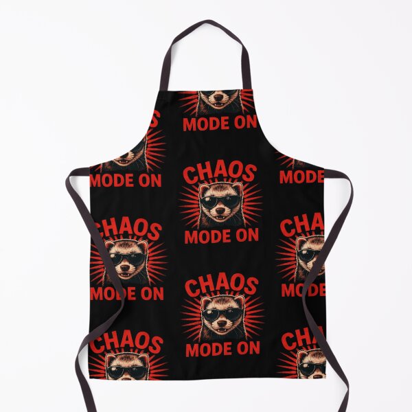 Item preview, Chaos Mode On Funny Ferret With Sunglasses Cool Animal designed and sold by PrintSpire Studios.